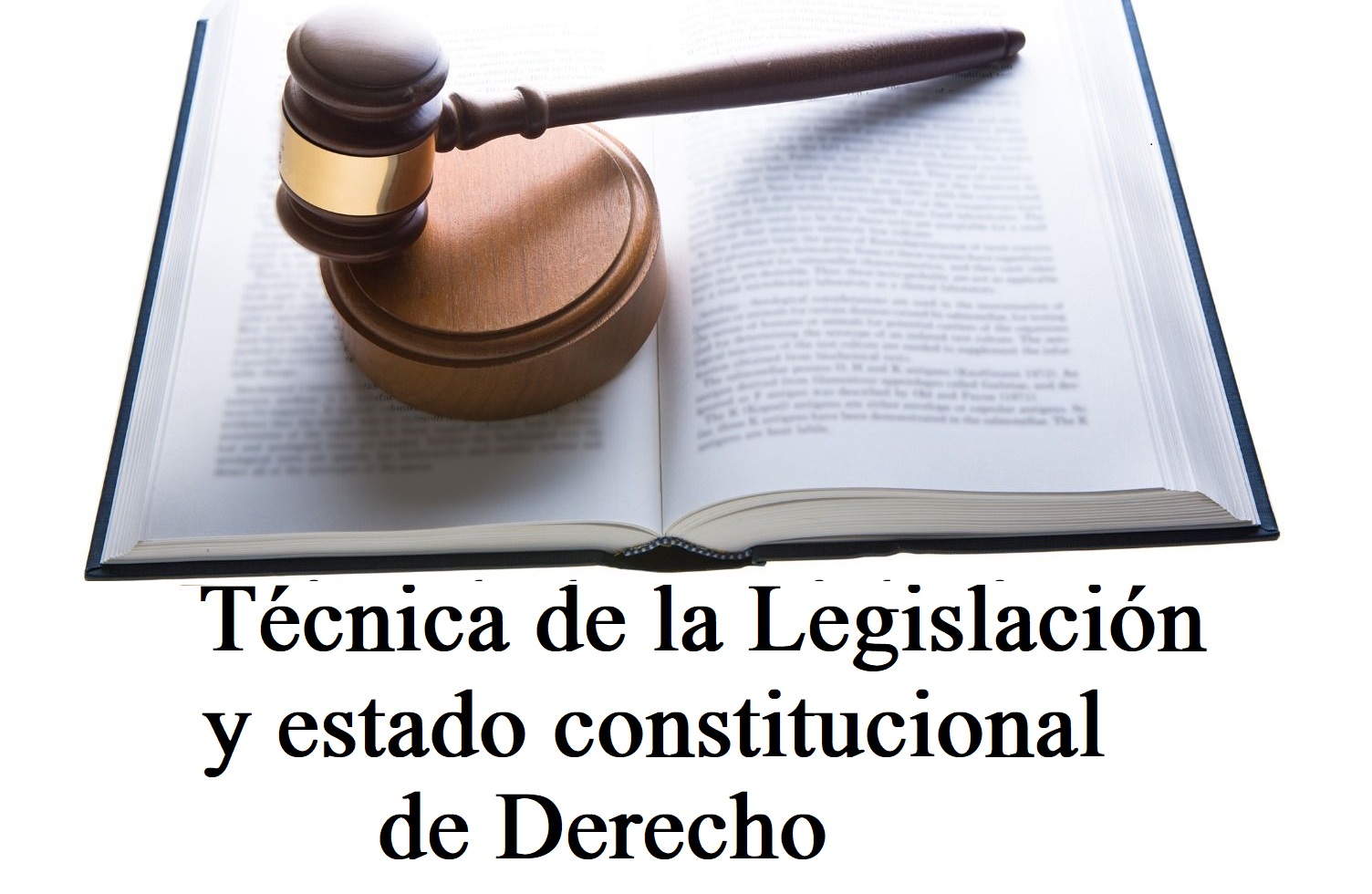 Técnica de la Legislación y Estado Constitucional de Derecho
