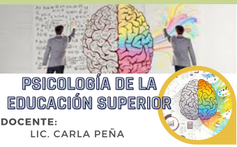 PSICOLOGÍA DE LA EDUCACIÓN SUPERIOR