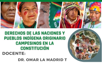 DERECHOS DE LAS NACIONES Y PUEBLOS INDÍGENA ORIGINARIO CAMPESINOS EN LA CONSTITUCIÓN