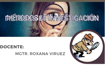 MÉTODOS DE INVESTIGACIÓN
