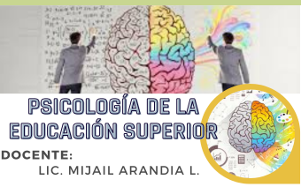 PSICOLOGÍA DE LA EDUCACIÓN SUPERIOR