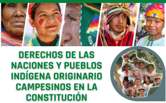 DERECHOS DE LAS NACIONES Y PUEBLOS INDÍGENA ORIGINARIO CAMPESINOS EN LA CONSTITUCIÓN