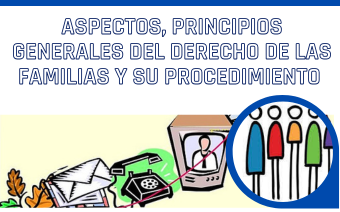 ASPECTOS, PRINCIPIOS GENERALES DEL DERECHO DE LAS FAMILIAS Y SU PROCEDIMIENTO 